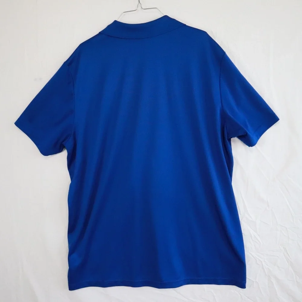 Adidas Polo Shirt‎ Mens 2XL XXL Primegreen Blue Painted Dunes Desert Golf Course